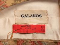 Galanos, Floral Chiffon Dress
