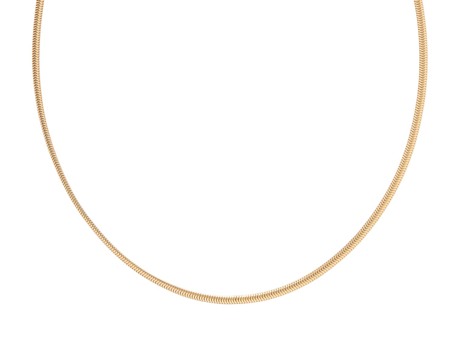 TIFFANY & CO., YELLOW GOLD NECKLACE