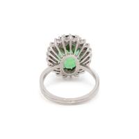 TOURMALINE AND DIAMOND RING