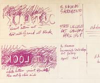Study for an Announcement, 1987