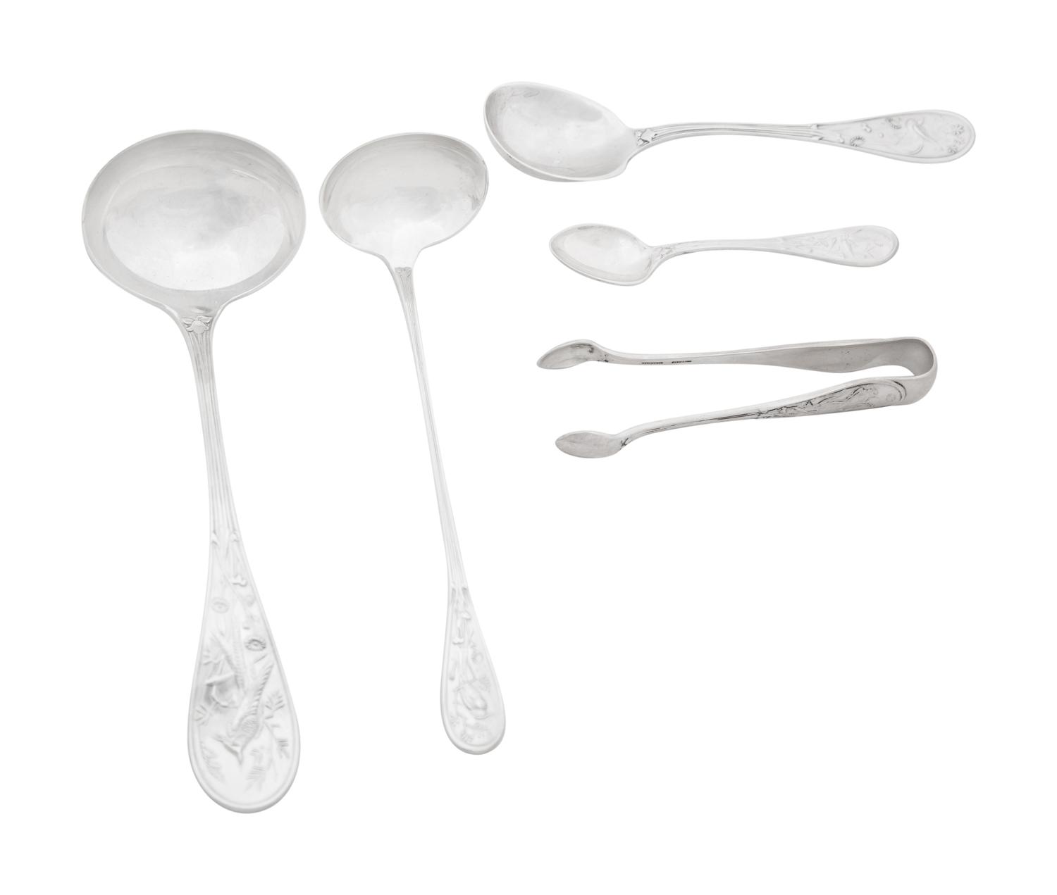 An Extensive Tiffany and Co. Silver Flatware Service