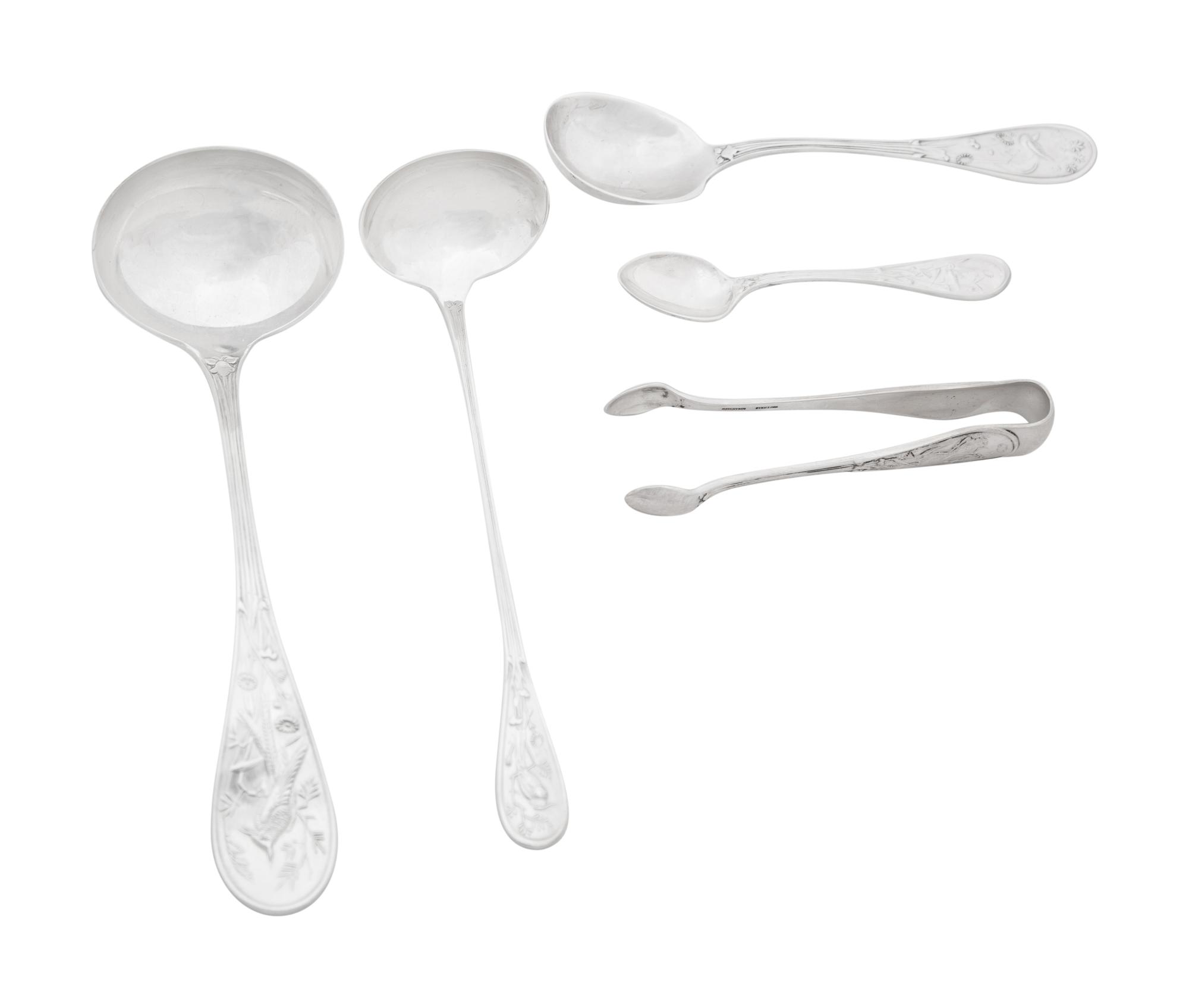 An Extensive Tiffany and Co. Silver Flatware Service