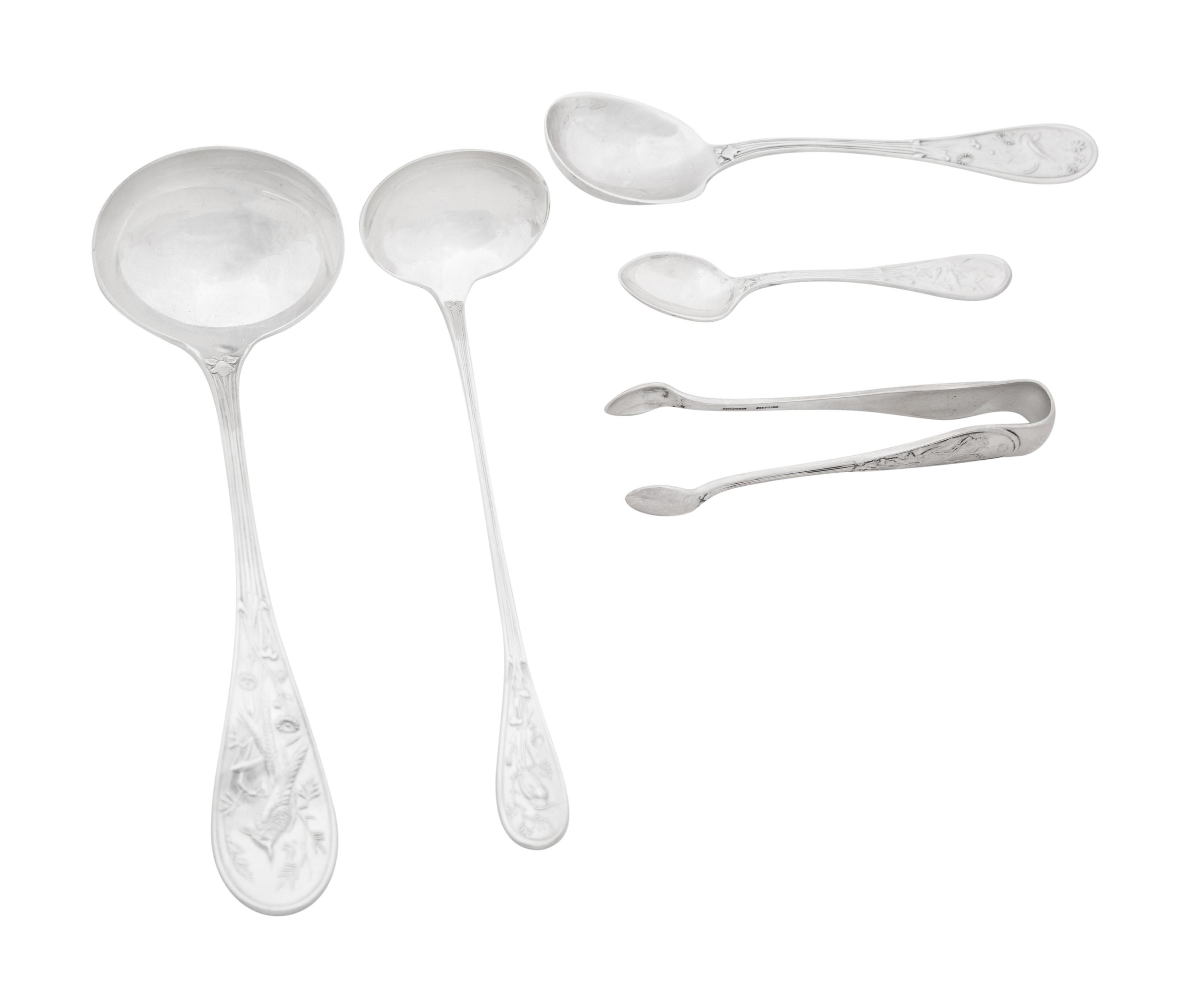 An Extensive Tiffany and Co. Silver Flatware Service