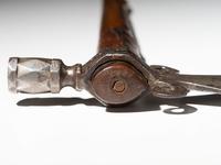 Engraved Spontoon Pipe Tomahawk, Attributed to Chief Hole in the Day