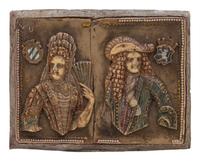 Two Wax Portraits Depicting Members of Nobility