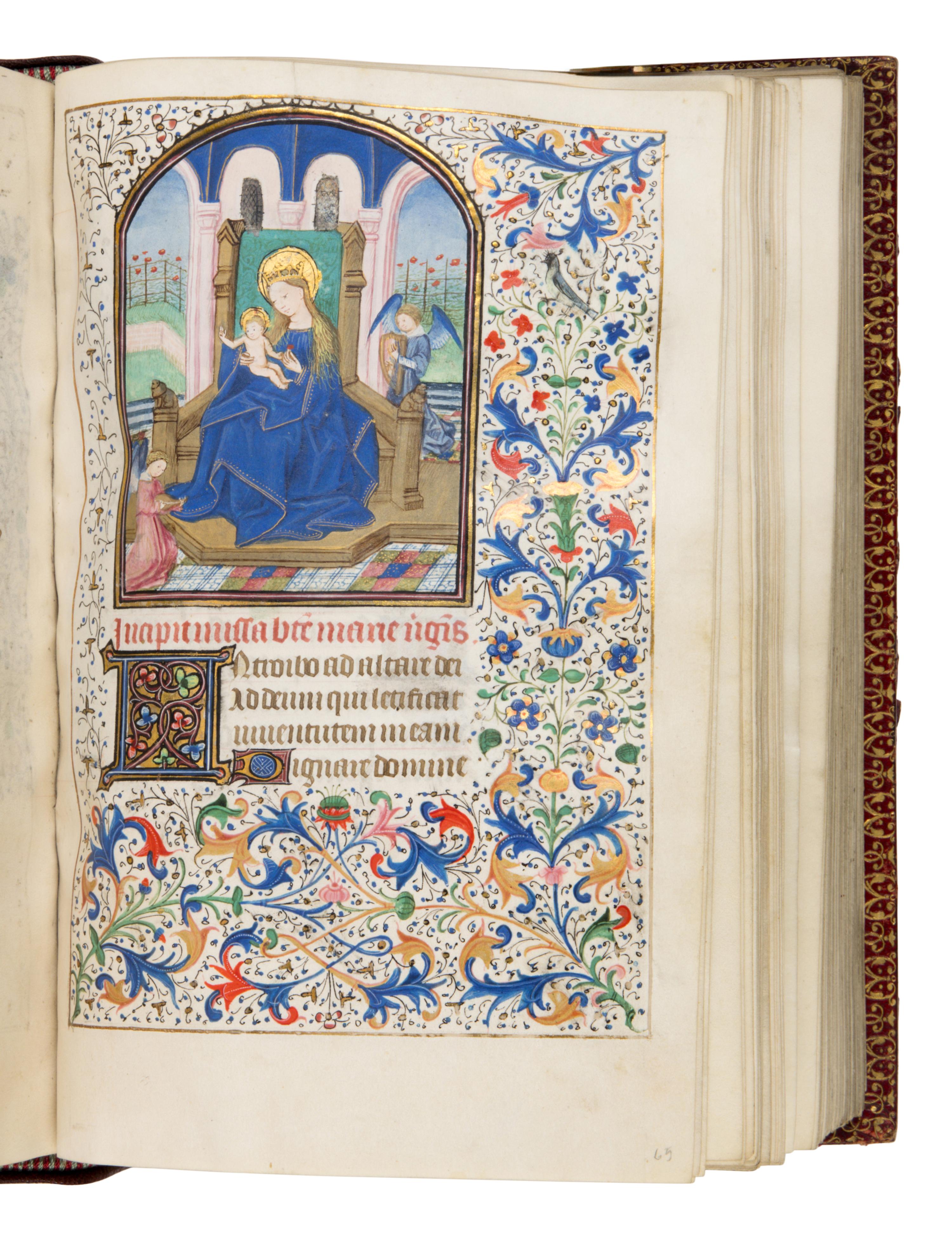 MASTER OF THE LEE HOURS (Ghent and Bruges, active c. 1450-1470) The “de Saulx” Hours, in Latin, illuminated manuscript on parchment [Southern Netherlands, Bruges, c. 1460]