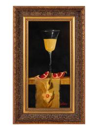 White Wine, Pomegranates & Tapestry
