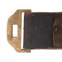 US Pattern 1851 Blackened Buff Leather Artillery Saber Belt