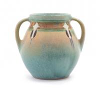 A Roseville Montacello Pottery Vase Height 5 inches.