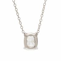 Diamond and Platinum Pendant Necklace