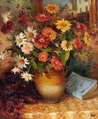 Zinias et anthemis