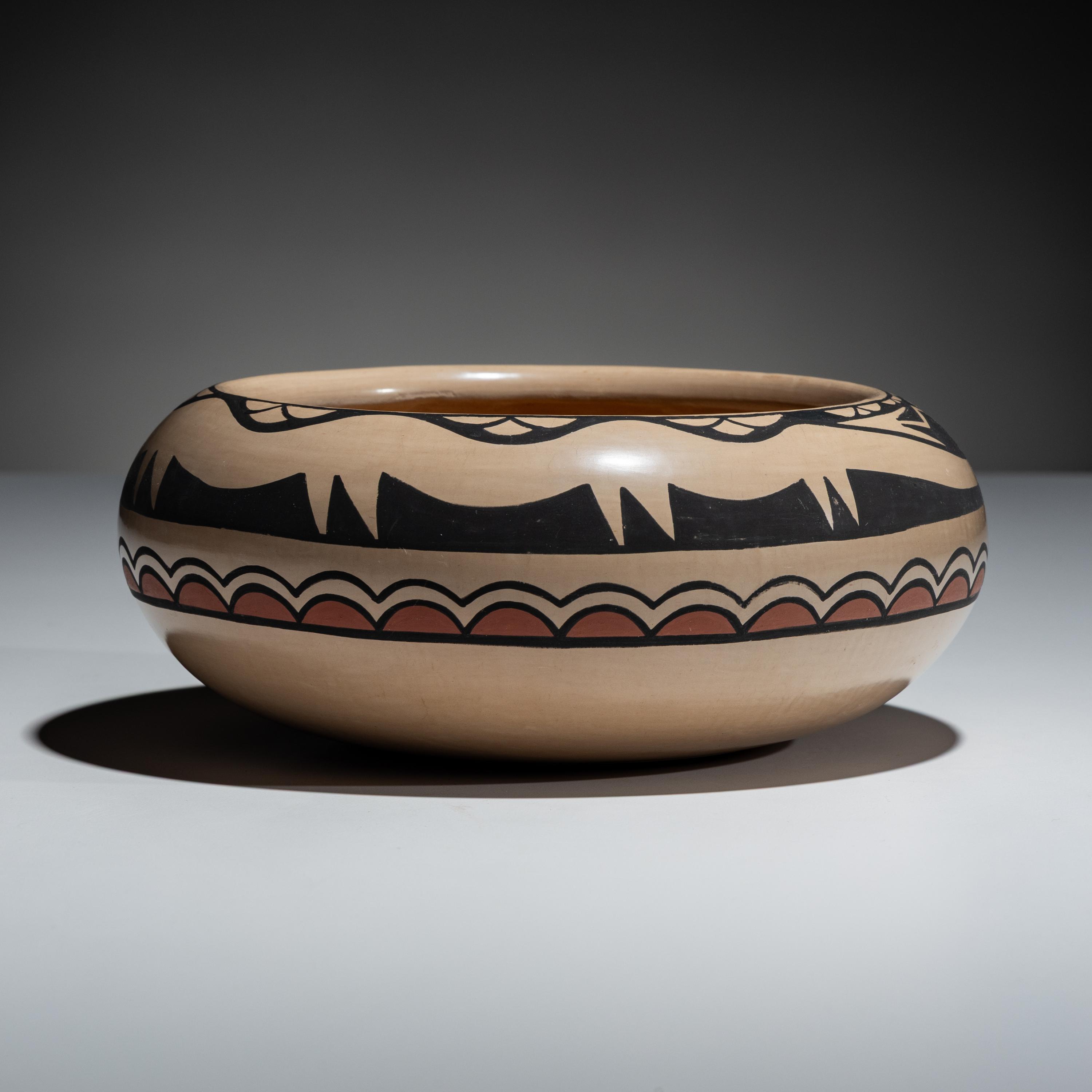 Polychrome Pottery Bowl