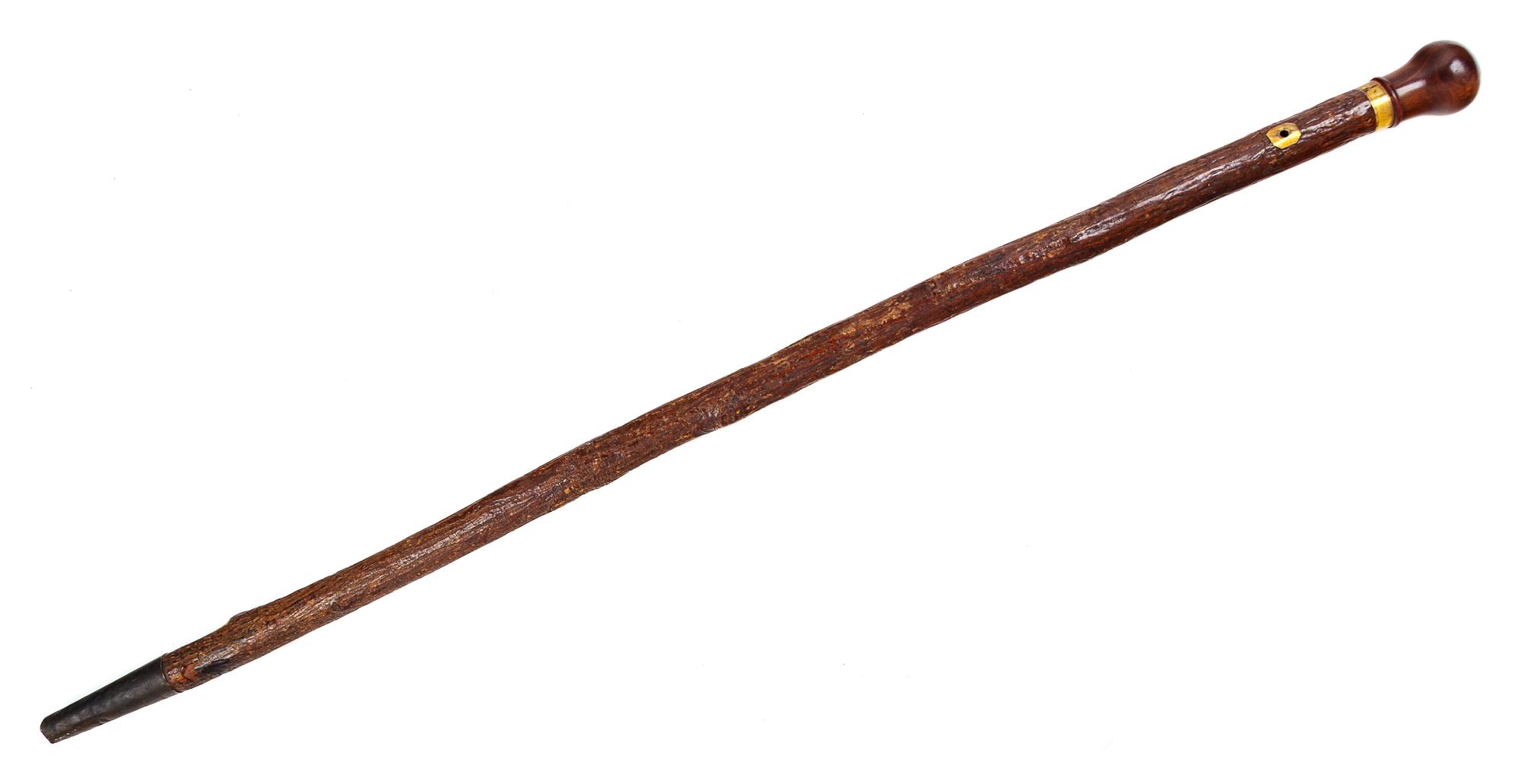 [JACKSON, Andrew (1767-1845)]. Hickory walking stick presented to Francis Preston Blair.