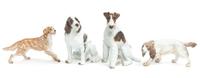 Four Rosenthal Porcelain Figures Width of widest 9 3/4 inches. — 20TH CENTURY