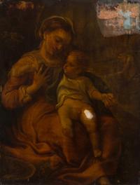 After Antonio da Correggio, (Italian, Circa 1600), Virgin and Child