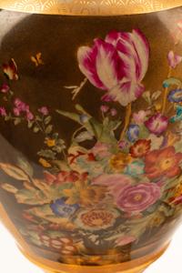 A Pair of German Porcelain Vases