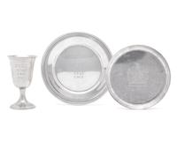 Three Commemorative Silver Table Articles