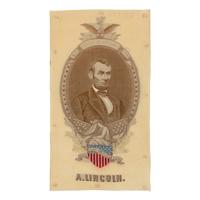 [LINCOLN, Abraham (1809-1865)]. A pair of Stevengraphs depicting Abraham Lincoln, comprising: