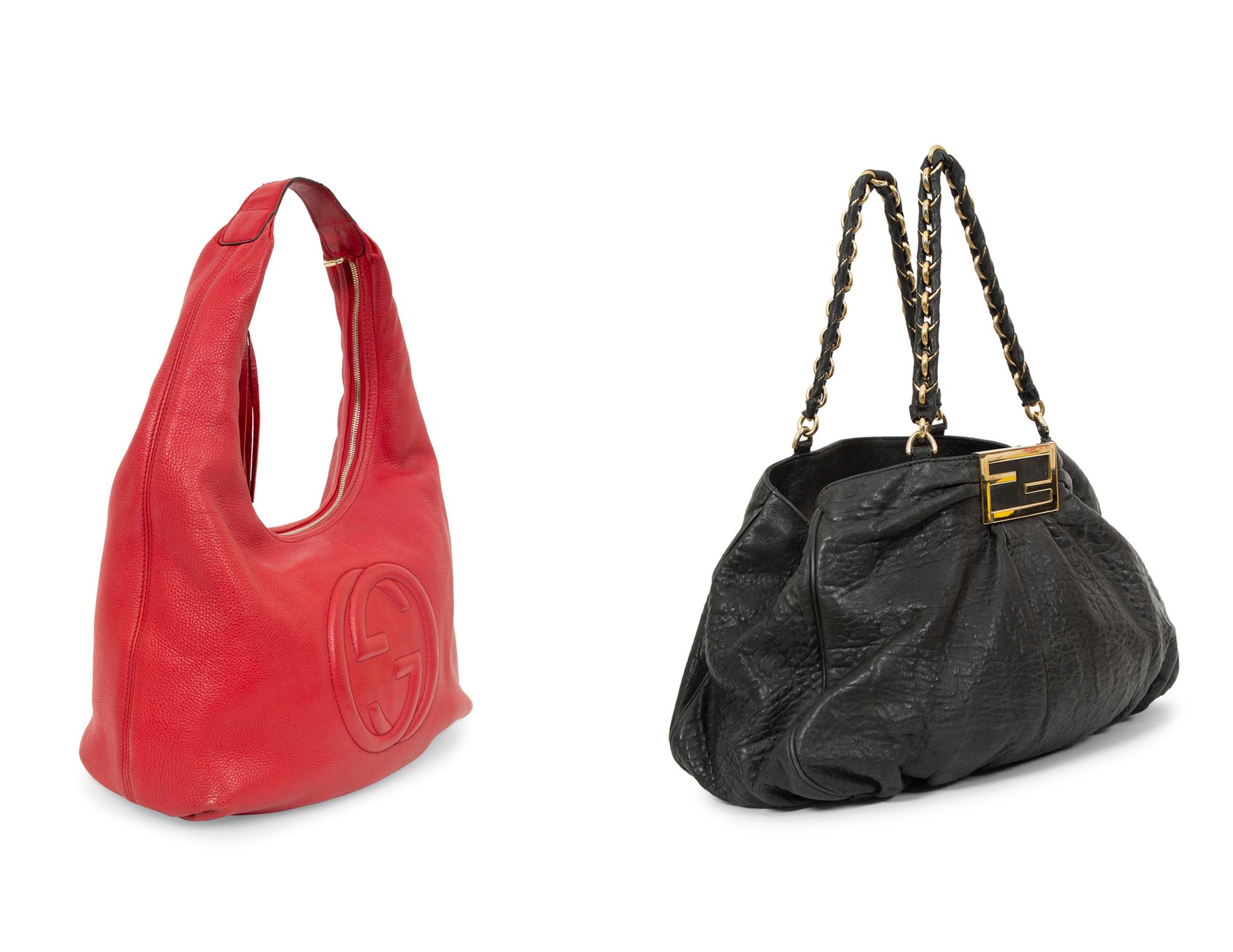 Two Designer Bags: Gucci and Fendi