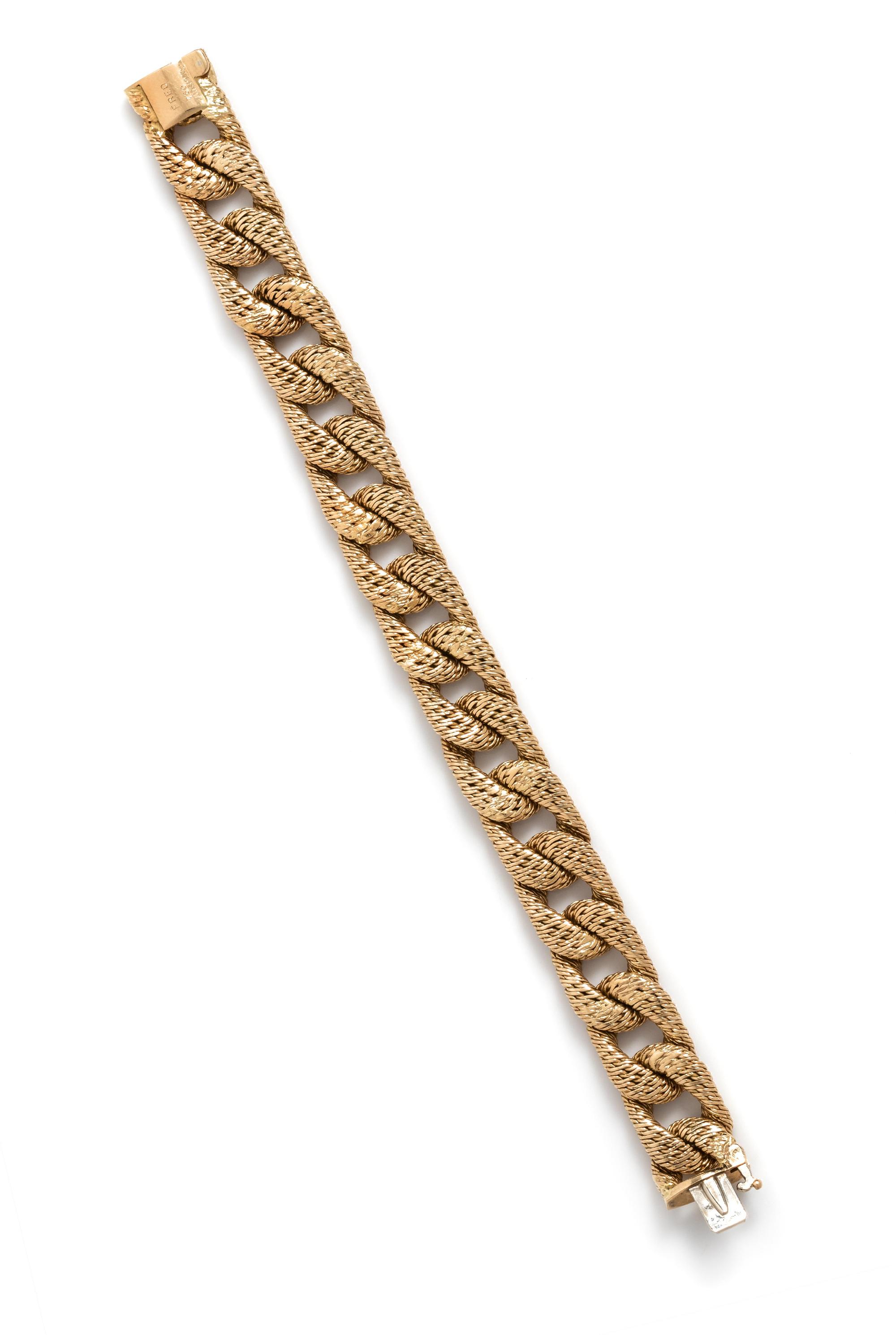 FRED, YELLOW GOLD BRACELET