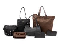 Collection of Seven Prada Items; Two Wallets & Five Bags, 1990-2000s