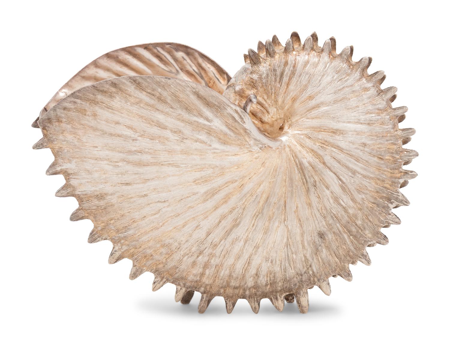 A Mexican Silver Shell-Form Table Ornament