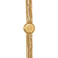 CHOPARD, REF. 418160 18K YELLOW GOLD 'LUC' WATCH WITH DIAMOND DIAL, BEZEL, AND BRACELET