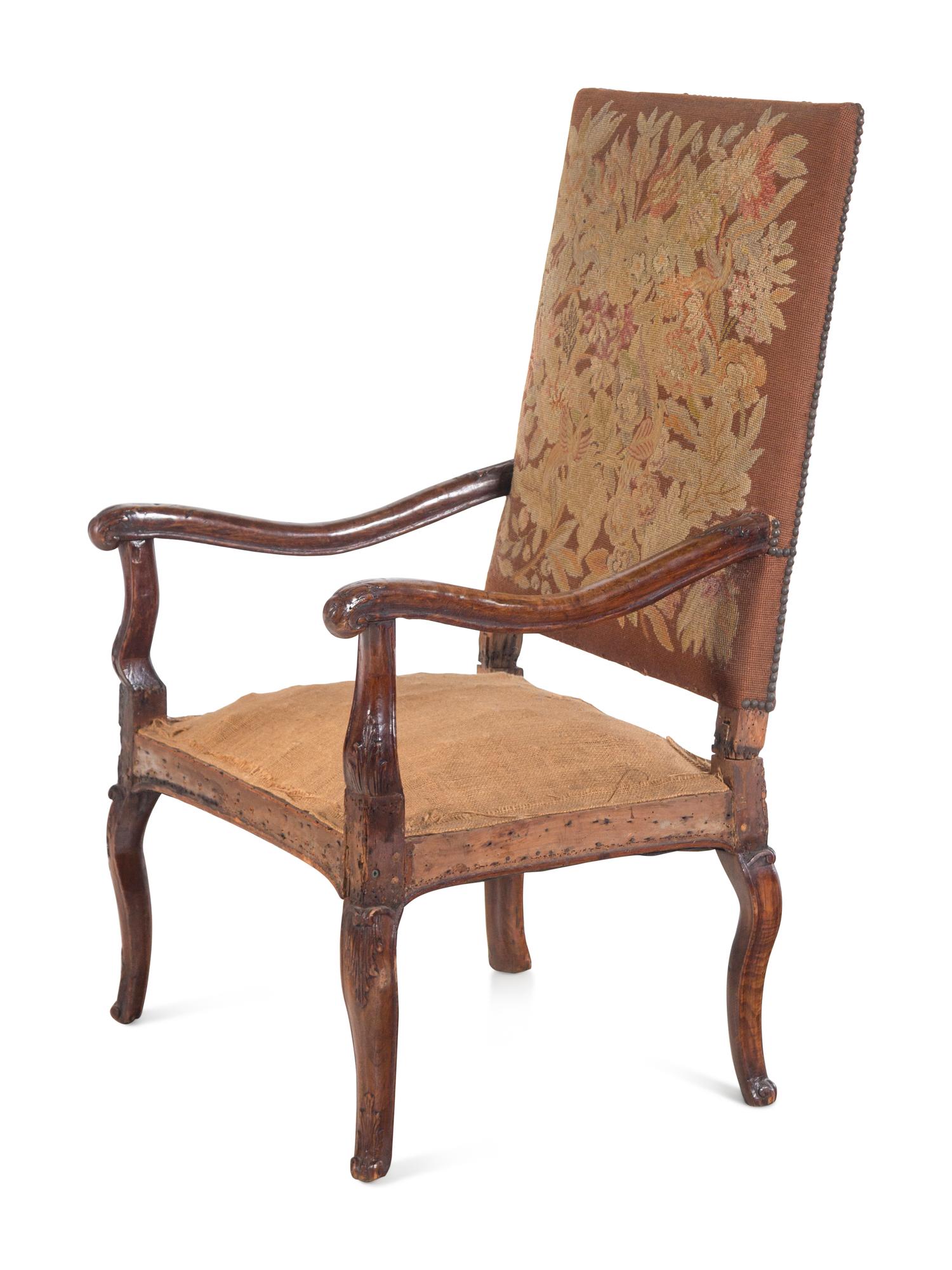 A Régence Walnut Armchair