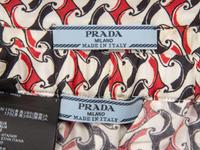 PRADA, PRINTED SILK TWILL PAJAMA ENSEMBLE