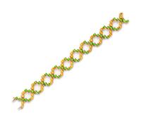 An 18 Karat Yellow Gold and Enamel Reversible Bracelet,