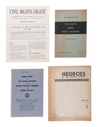[AFRICAN AMERICANA] -- [POLITICS - CIVIL RIGHTS]. A group of over 15 mid-20th century documents highlighted by Alabama "Black Bloc Vote" fliers.