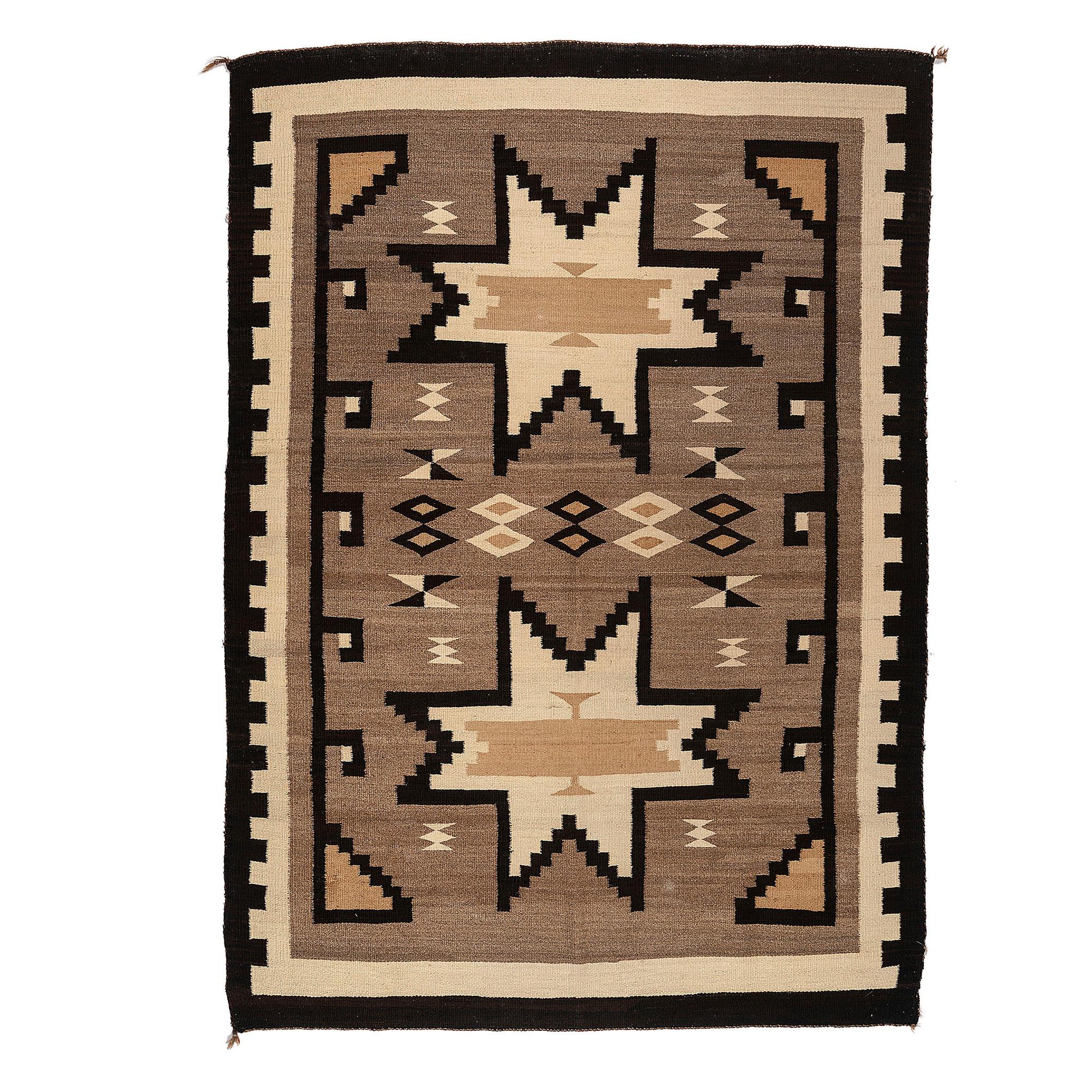 Navajo Crystal Pattern Weaving / Rug