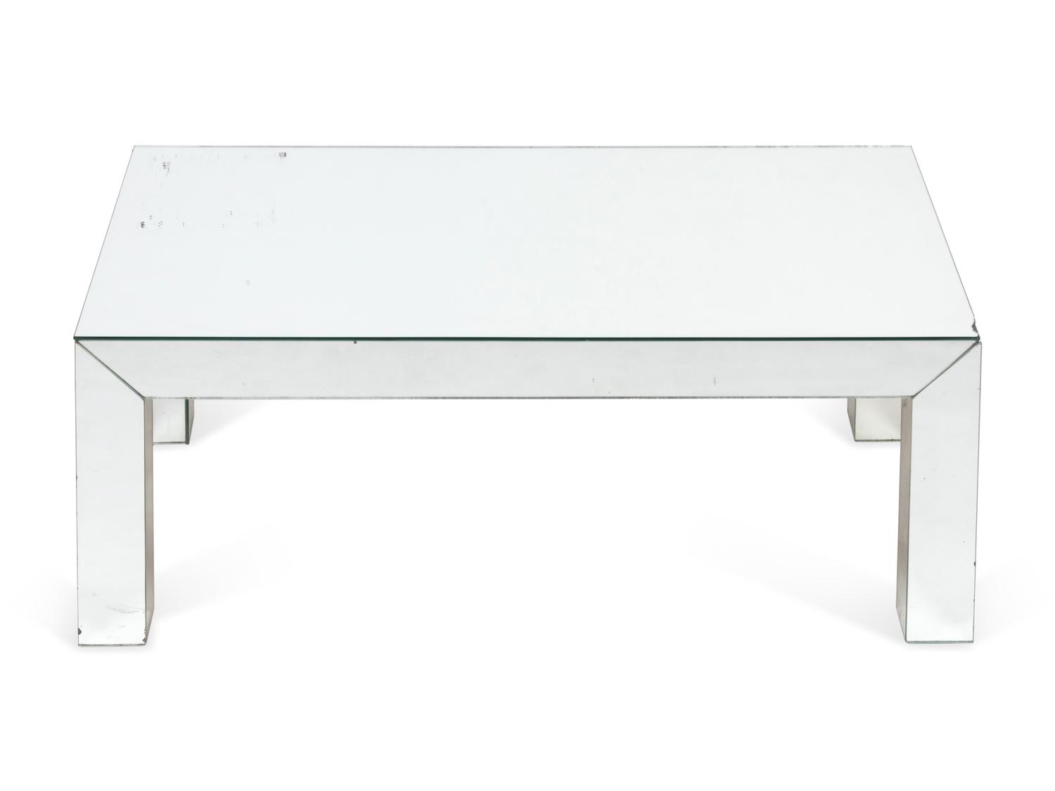 A Mirrored Cocktail Table