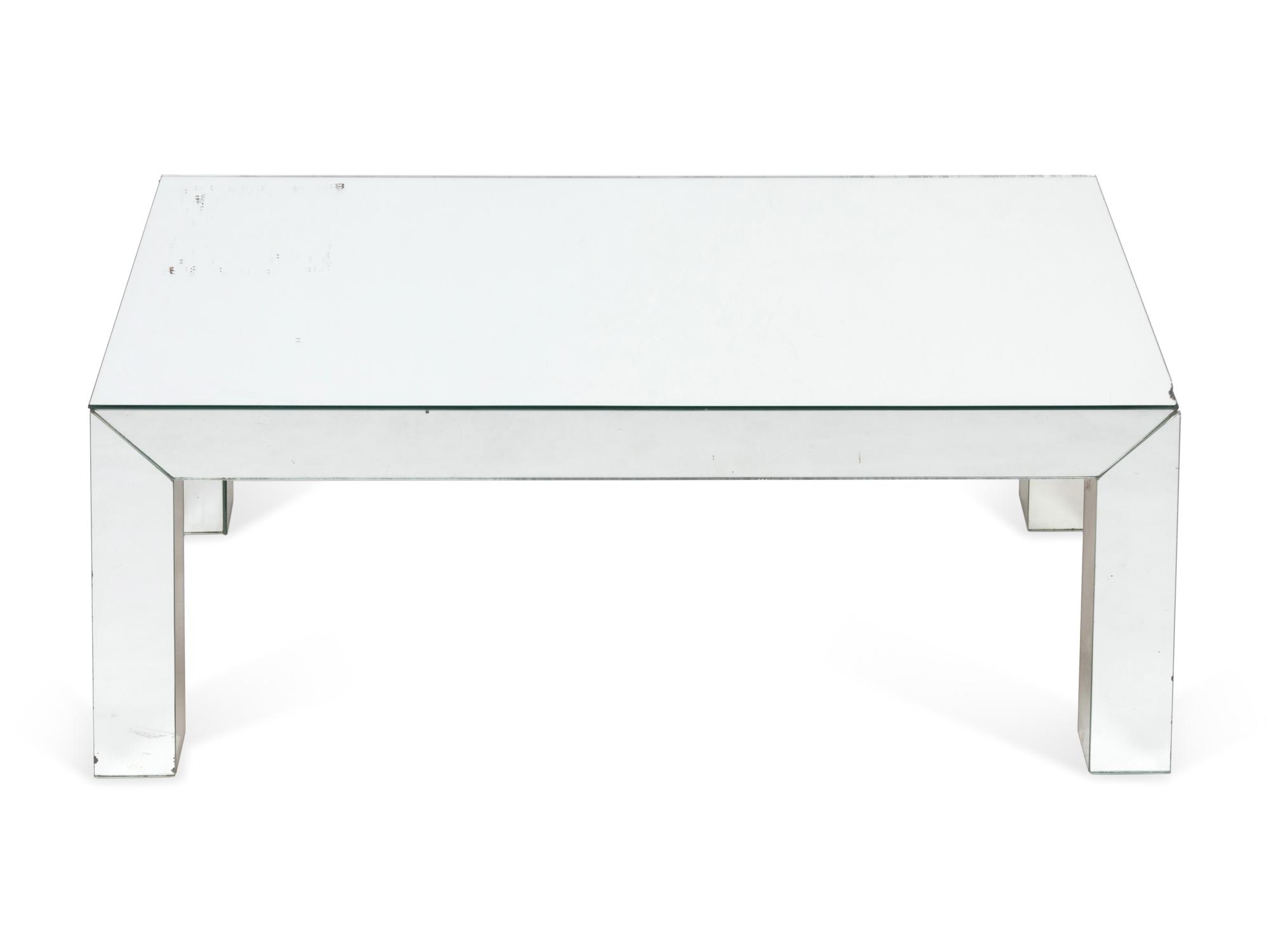 A Mirrored Cocktail Table