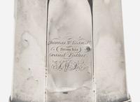 A coin silver cup associated with Thomas McKean, Jr. (1779-1852), Bailey & Kitchen (active 1833-1846), Philadelphia, PA, circa 1840