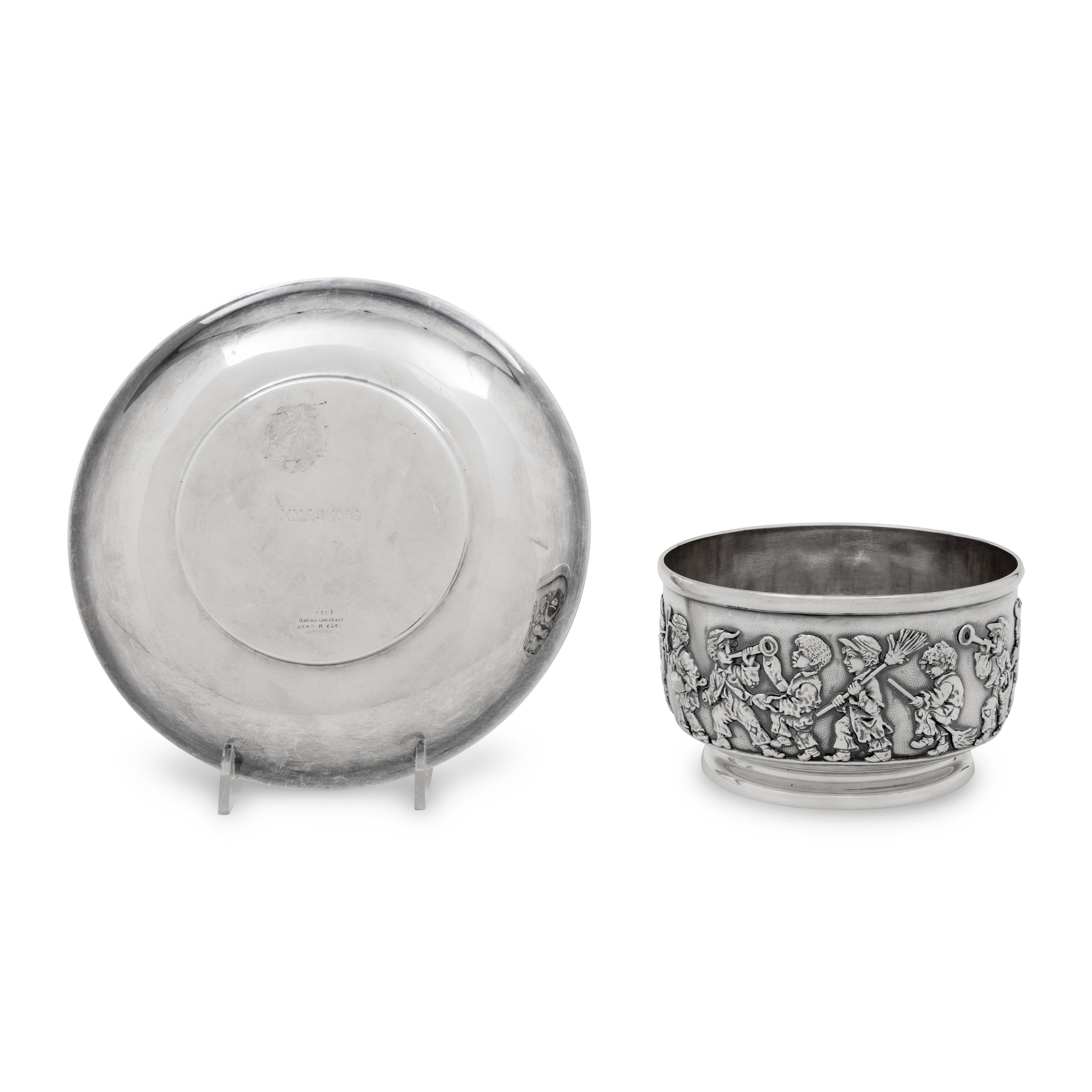 A Tiffany and Co. Silver Child’s Bowl and Underplate