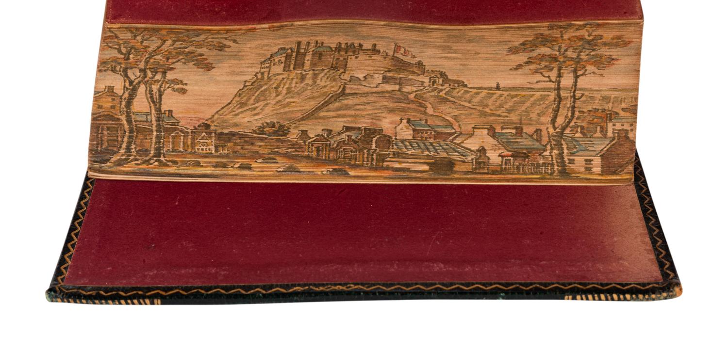[BINDINGS -- FORE-EDGE PAINTINGS]. SCOTT, Sir Walter (1771-1832). Tales & Romances . London: Whitaker & Co., 1828.