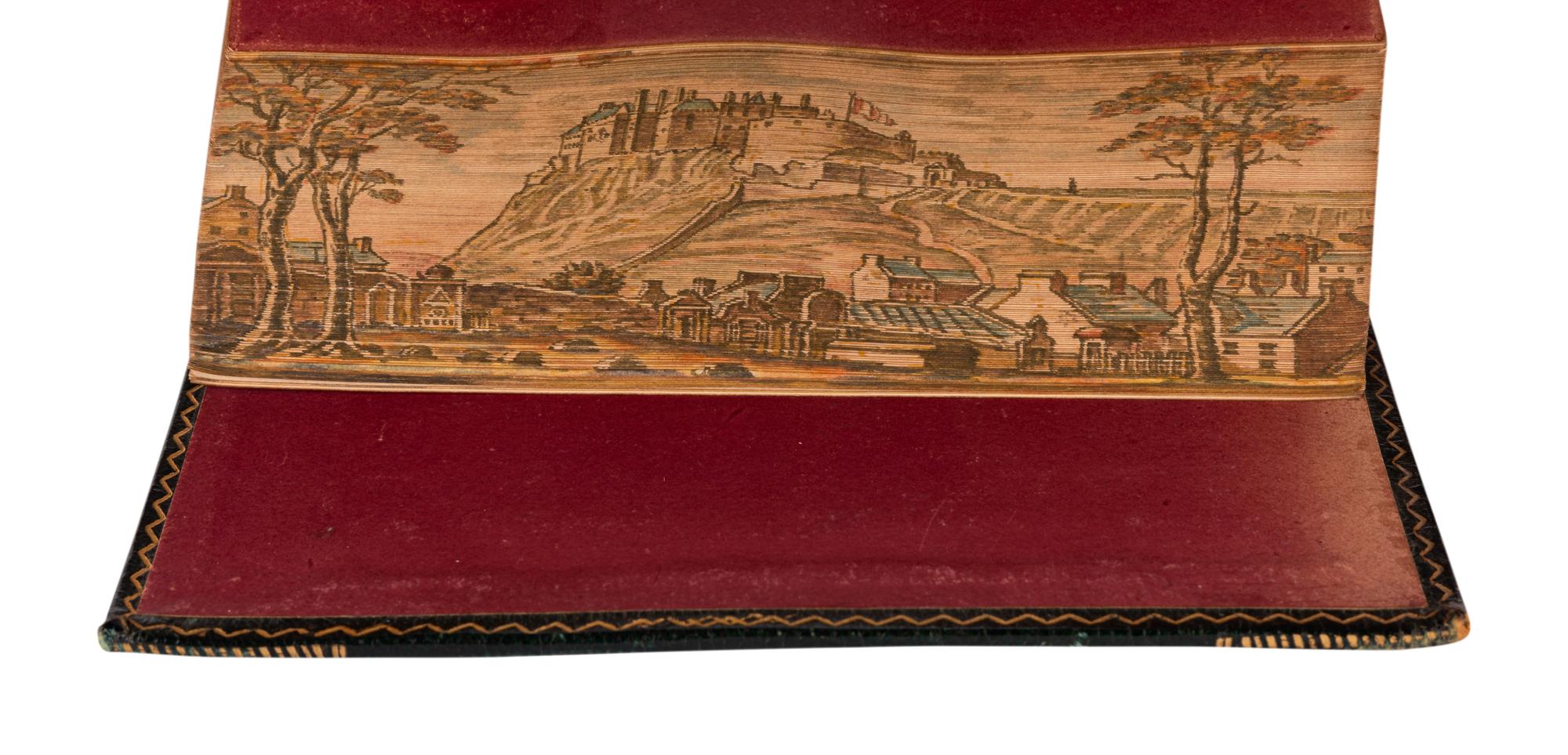 [BINDINGS -- FORE-EDGE PAINTINGS]. SCOTT, Sir Walter (1771-1832). Tales & Romances . London: Whitaker & Co., 1828.