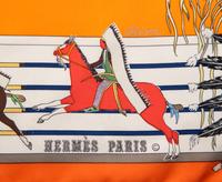 Hermès Kermit Oliver 90cm Silk Scarf