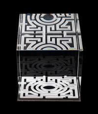 A Steuben Maze Height 4 1/2 inches.