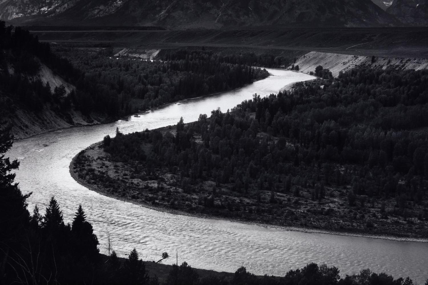 Ansel Adams (1902-1984) The Teton Range and Snake River, Grand Teton National Park, Wyoming, 1942
