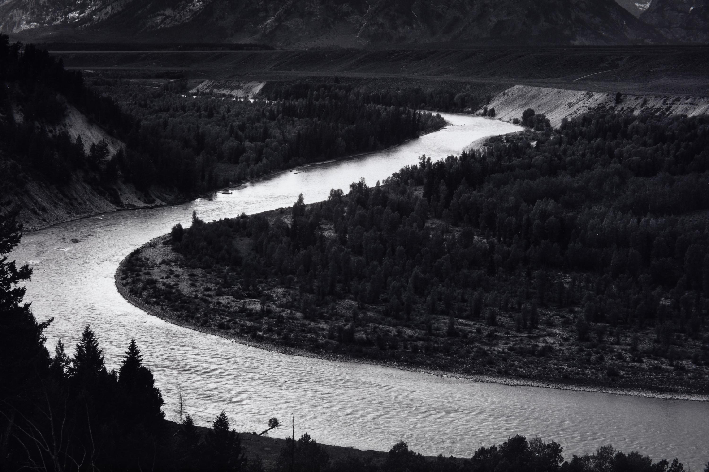 Ansel Adams (1902-1984) The Teton Range and Snake River, Grand Teton National Park, Wyoming, 1942