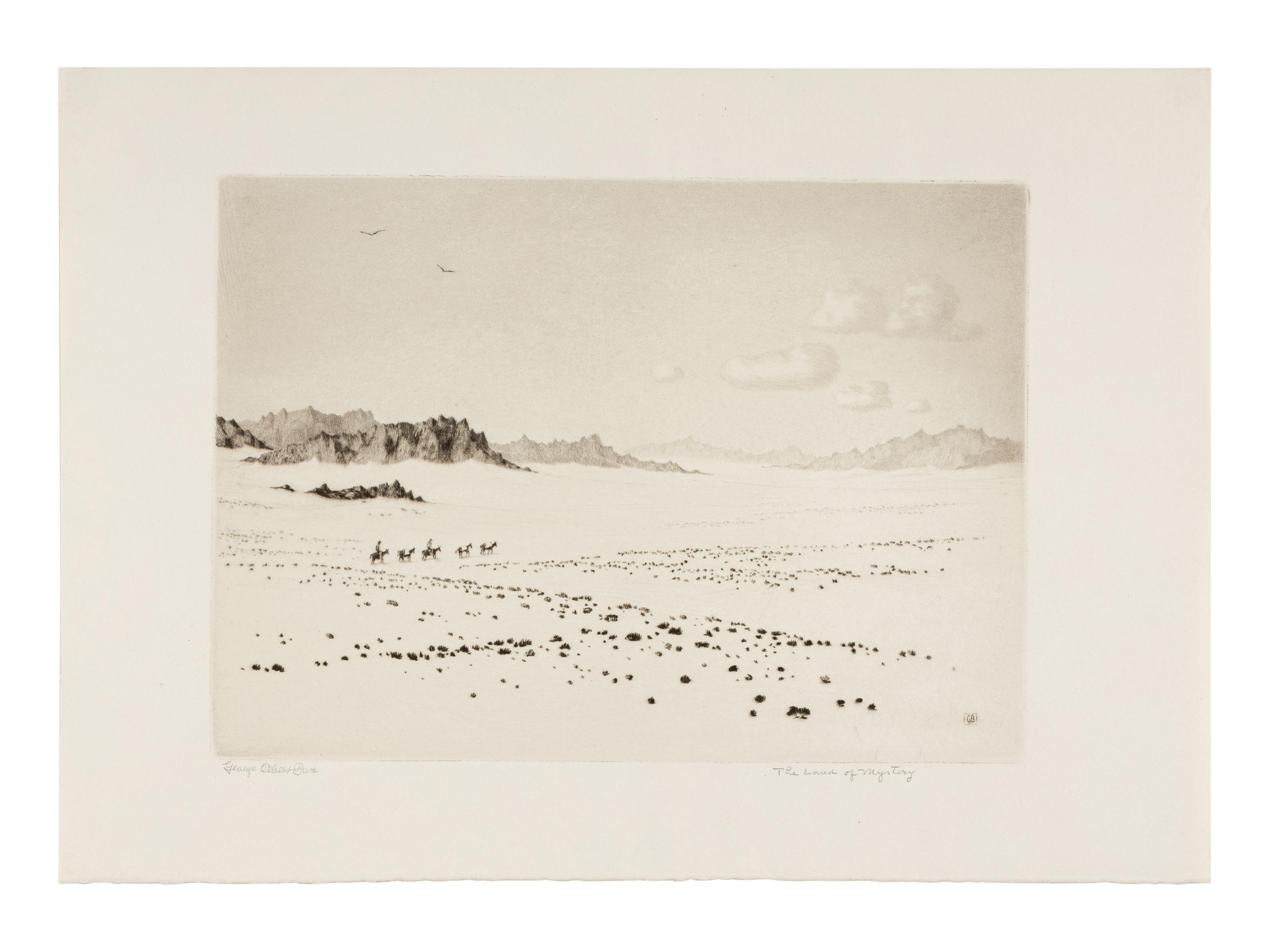 Three Works: The Land of Mystery, Whirlwinds, Mojave Desert, California and Whirlwinds, Dead Mountains, Mojave Desert