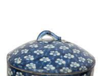 Three Chinese Blue and White Porcelain Covered Jars