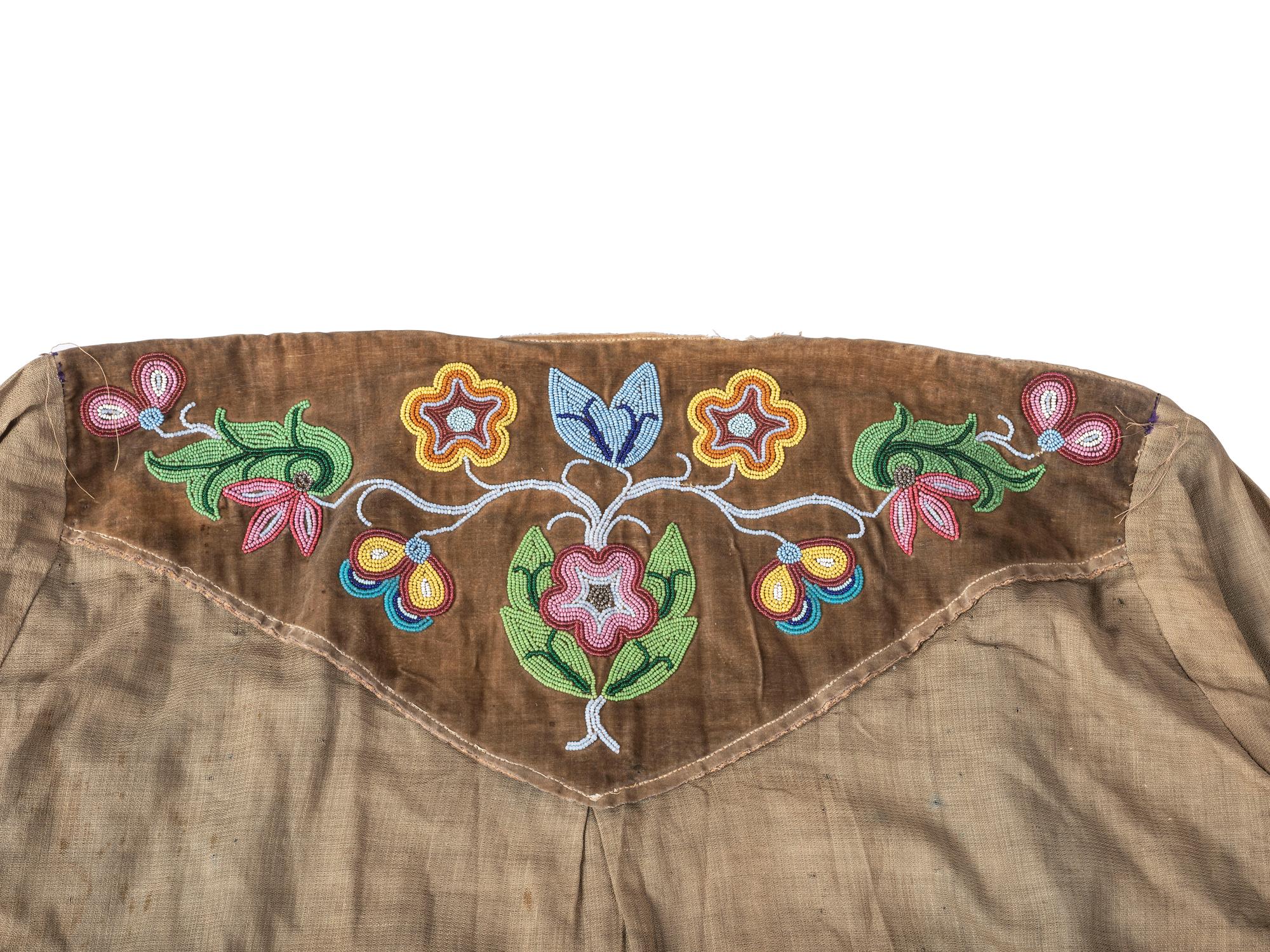 Great Lakes Linen Shirt, with Beaded Front