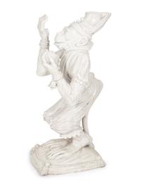 An Italian Glazed Terra Cotta Monkey Sculpture