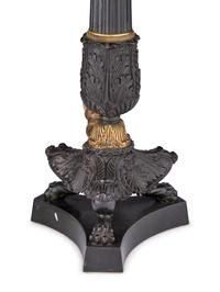 A Pair of Charles X Bronze Candelabra Bases