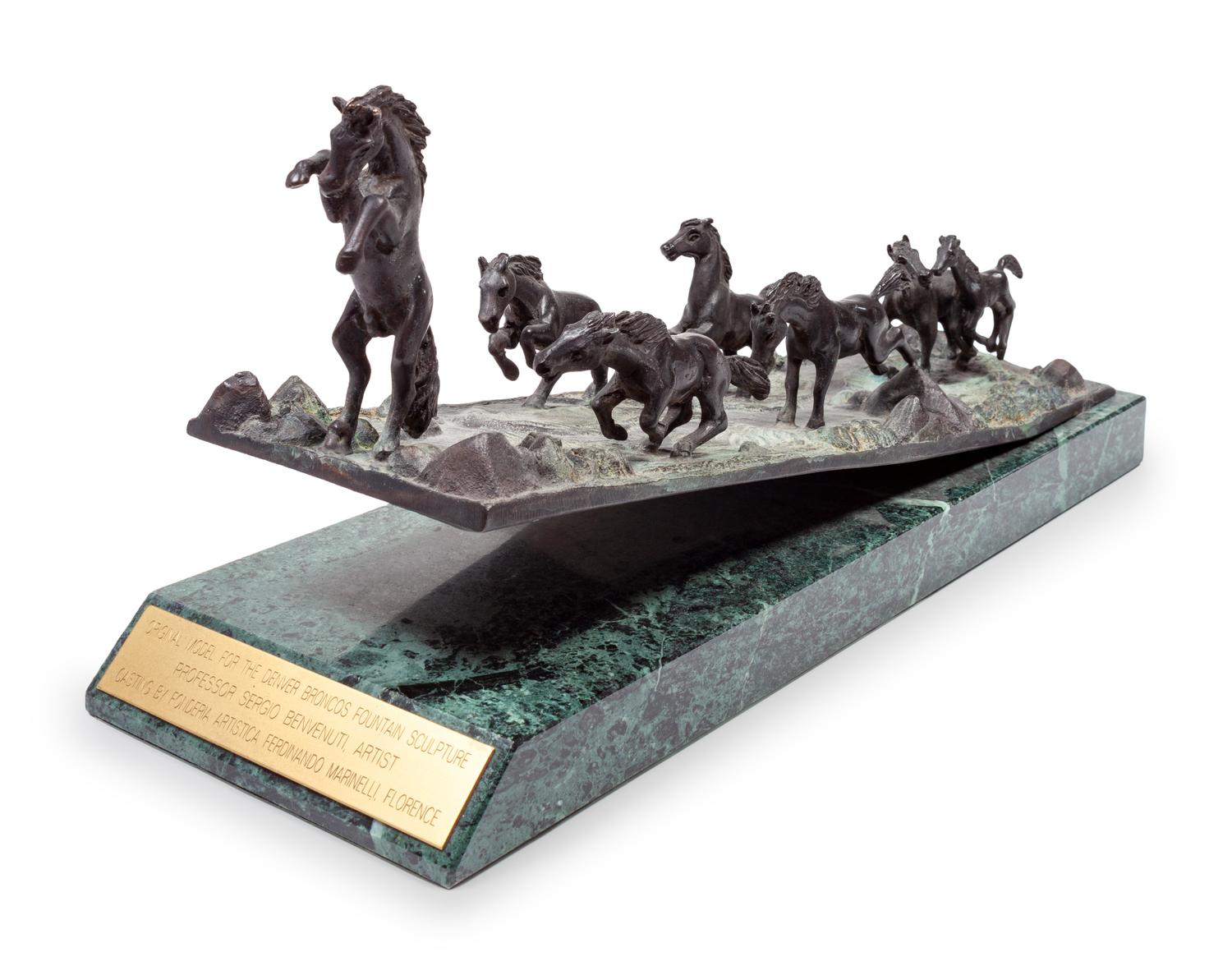 Original Model , Denver Broncos Fountain Sculpture