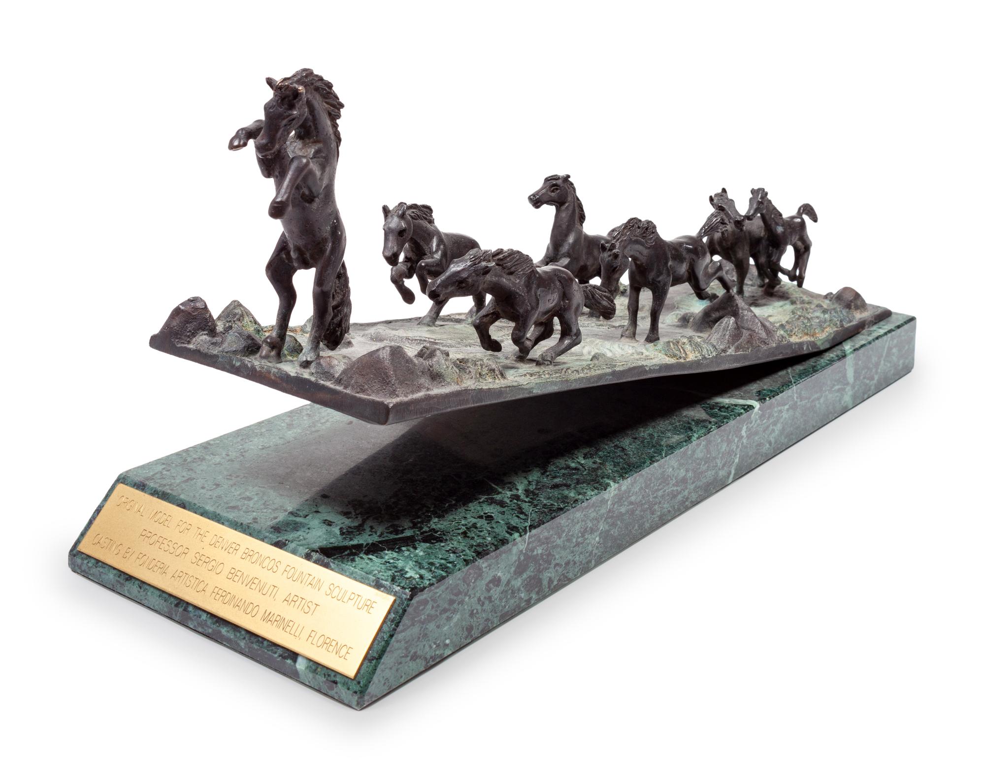 Original Model , Denver Broncos Fountain Sculpture