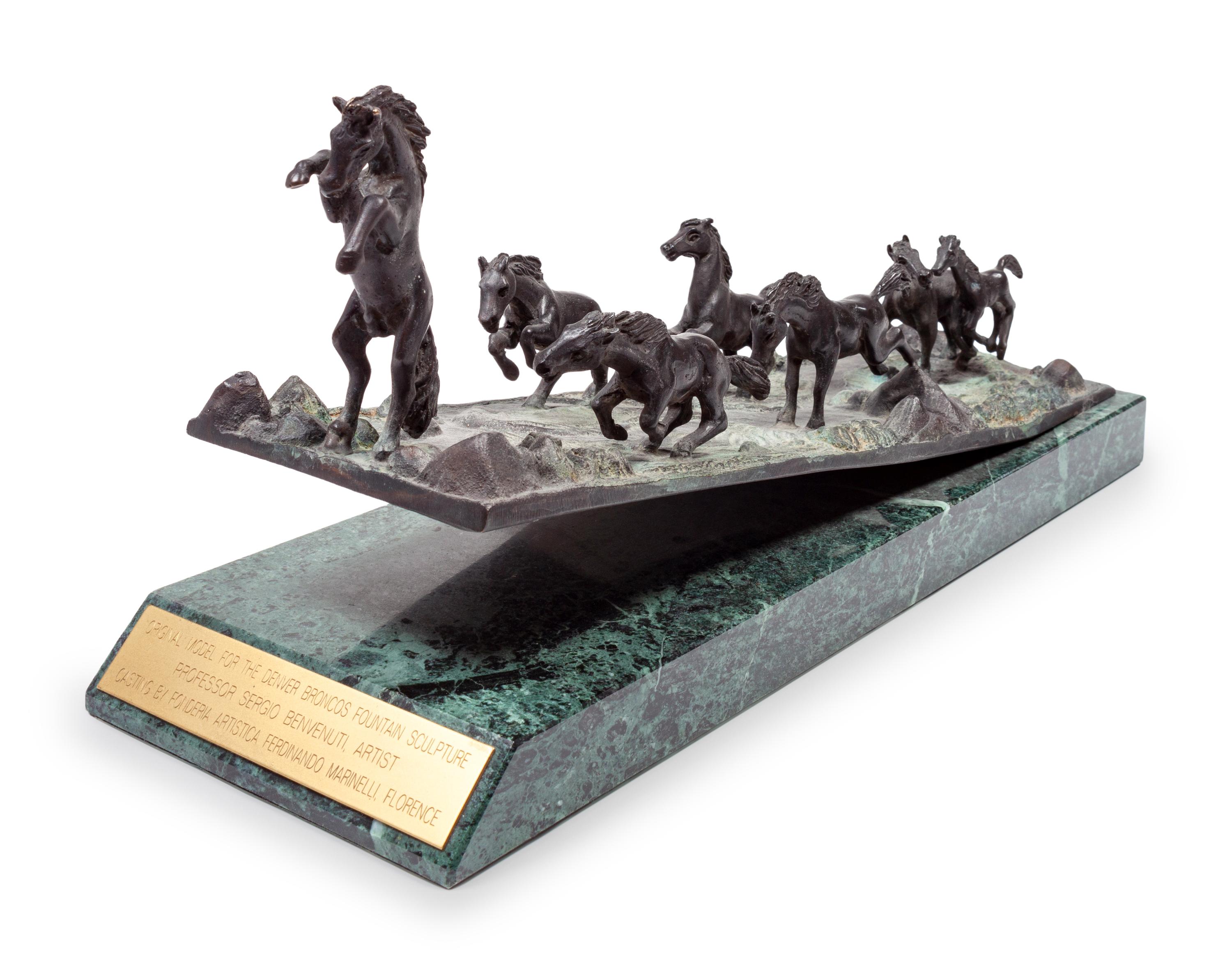 Original Model , Denver Broncos Fountain Sculpture
